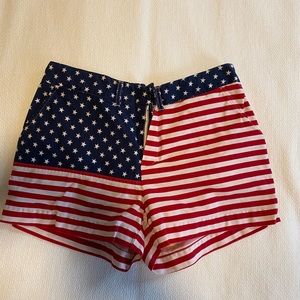 Chubbies ‘Miss Merica’ shorts. Women’s size 10